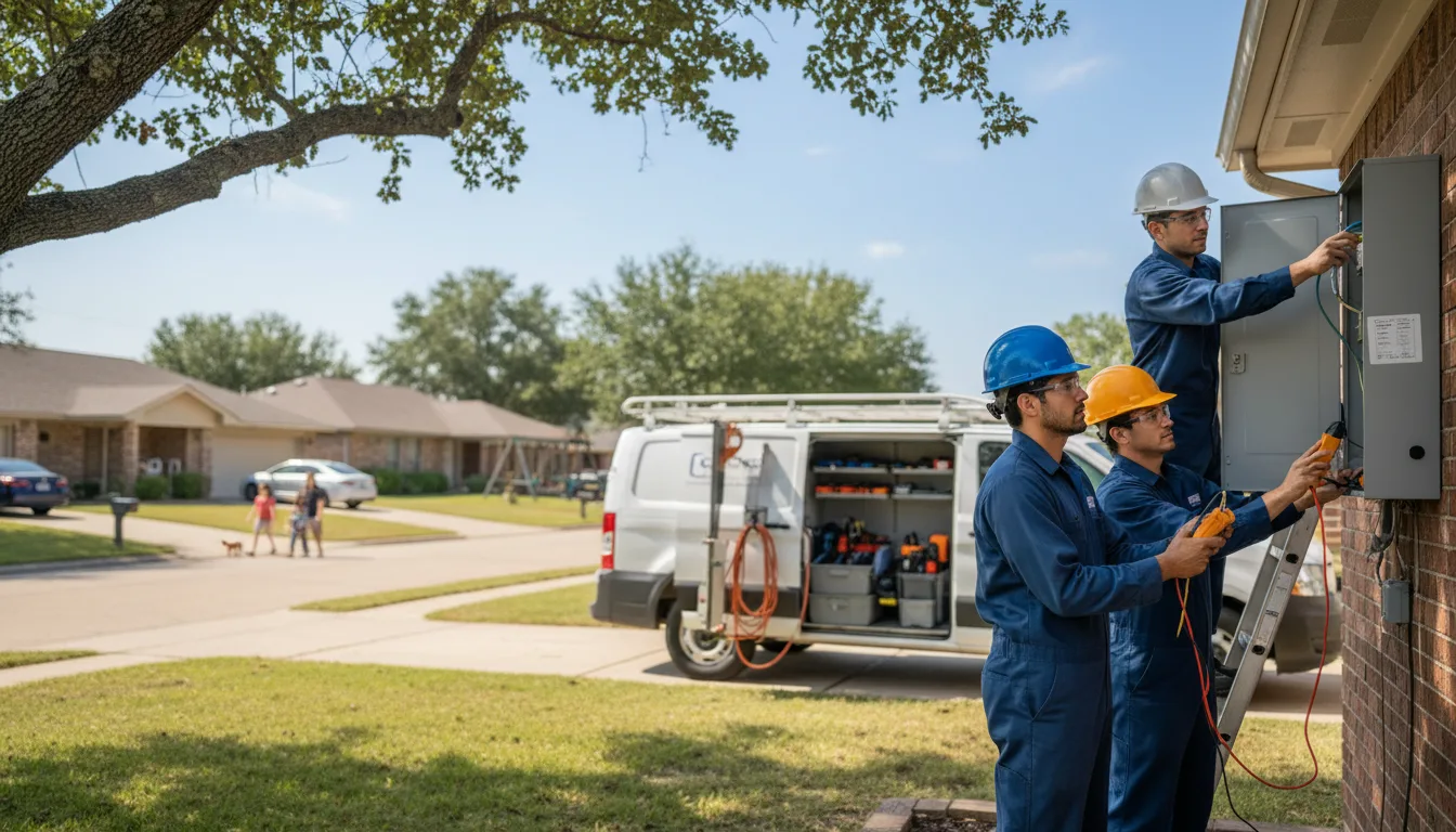 Certified electrician providing emergency electrical services in Scottown, OH